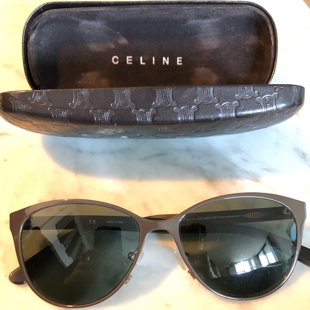 Celine brown polarized sunglasses